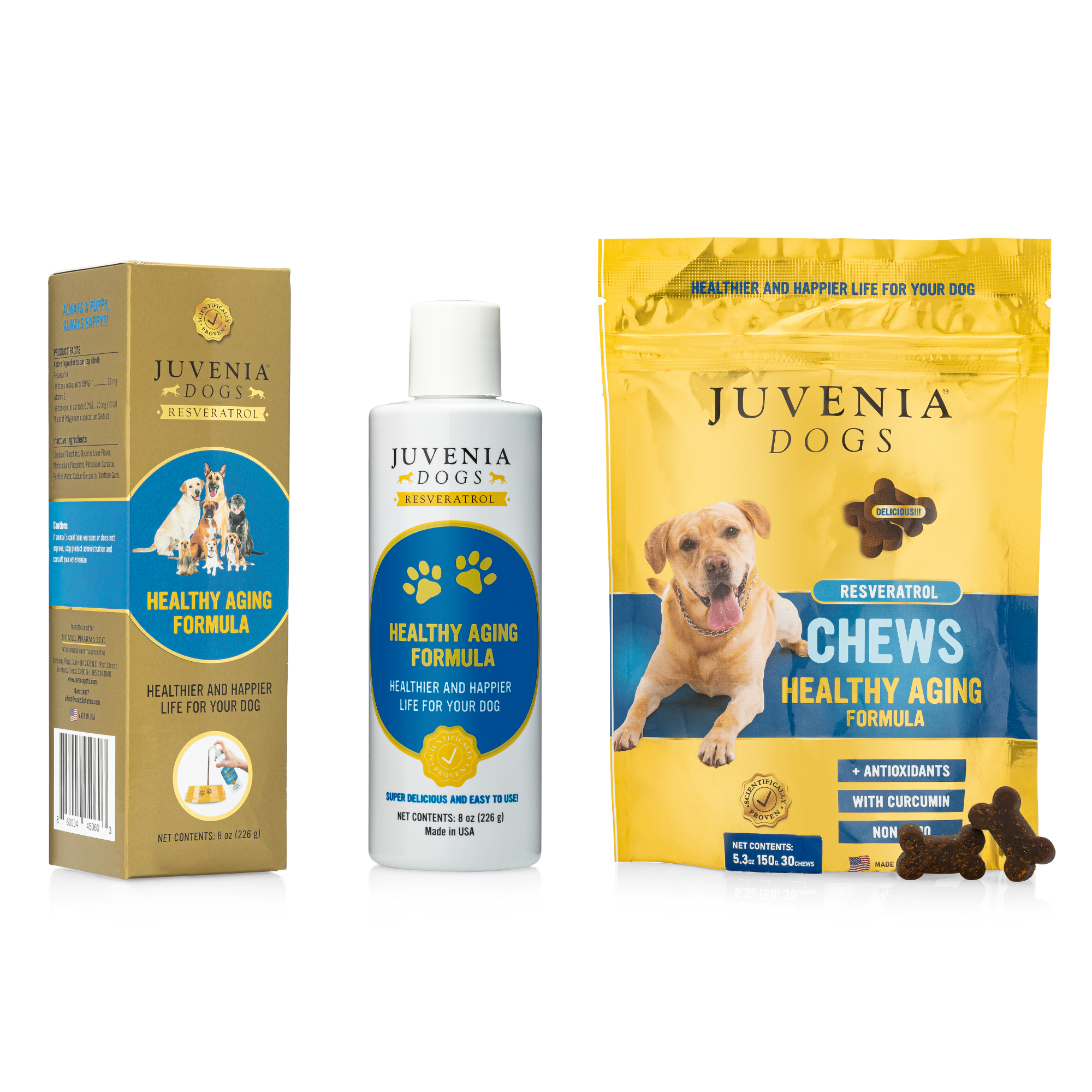 Juvenia Chews + Gel Anti-Oxidant Bundle 30 Chews + 8 Oz Gel